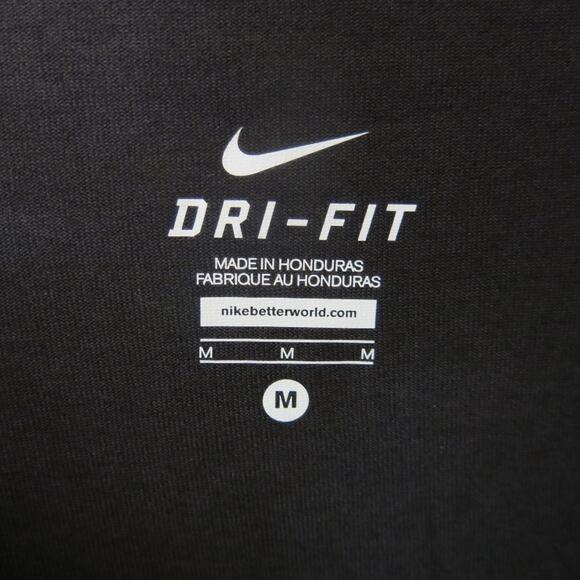 NIKE Dri-Fit *NWT* CAROLINA PANTHERS Top Size M Women's Short Sleeve NFL Black - Picture 6 of 10